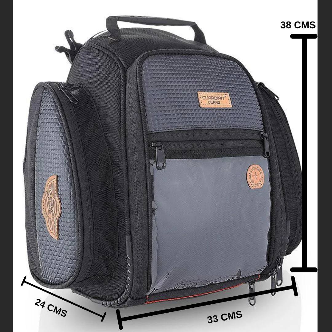 Shark Universal (Non-Magnetic) 28L Tank Bag with Rain Cover - Image 4