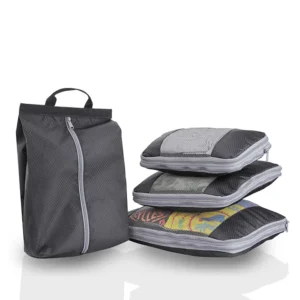 Compression Packing Cubes for Travel by Guardian Gears (Set of 4)