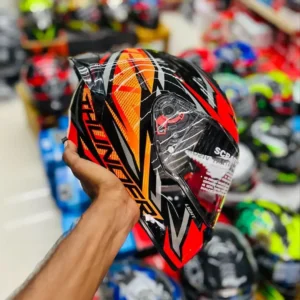 STUDDS THUNDER BLACK/RED