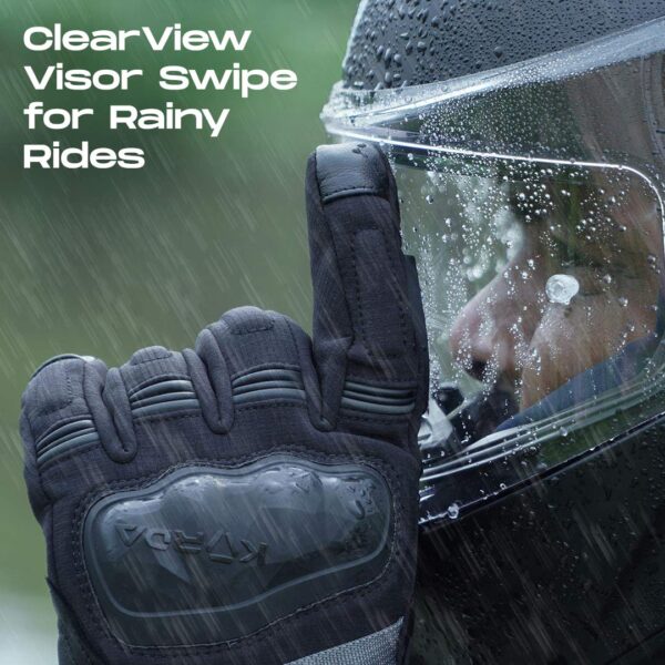 Korda Splash Waterproof Riding Gloves (size L) - Image 4