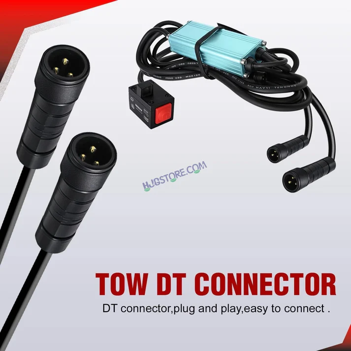 HJG Wiring Harness Kit with Flash Mode and Canbus - Foglight Wiring Harness Kit (2 Colour, 3 Wire with Flashing Mode, Original HJG) - Image 2