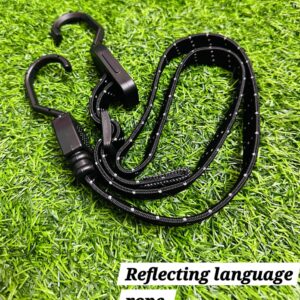 Reflective Bungee Cord – Black