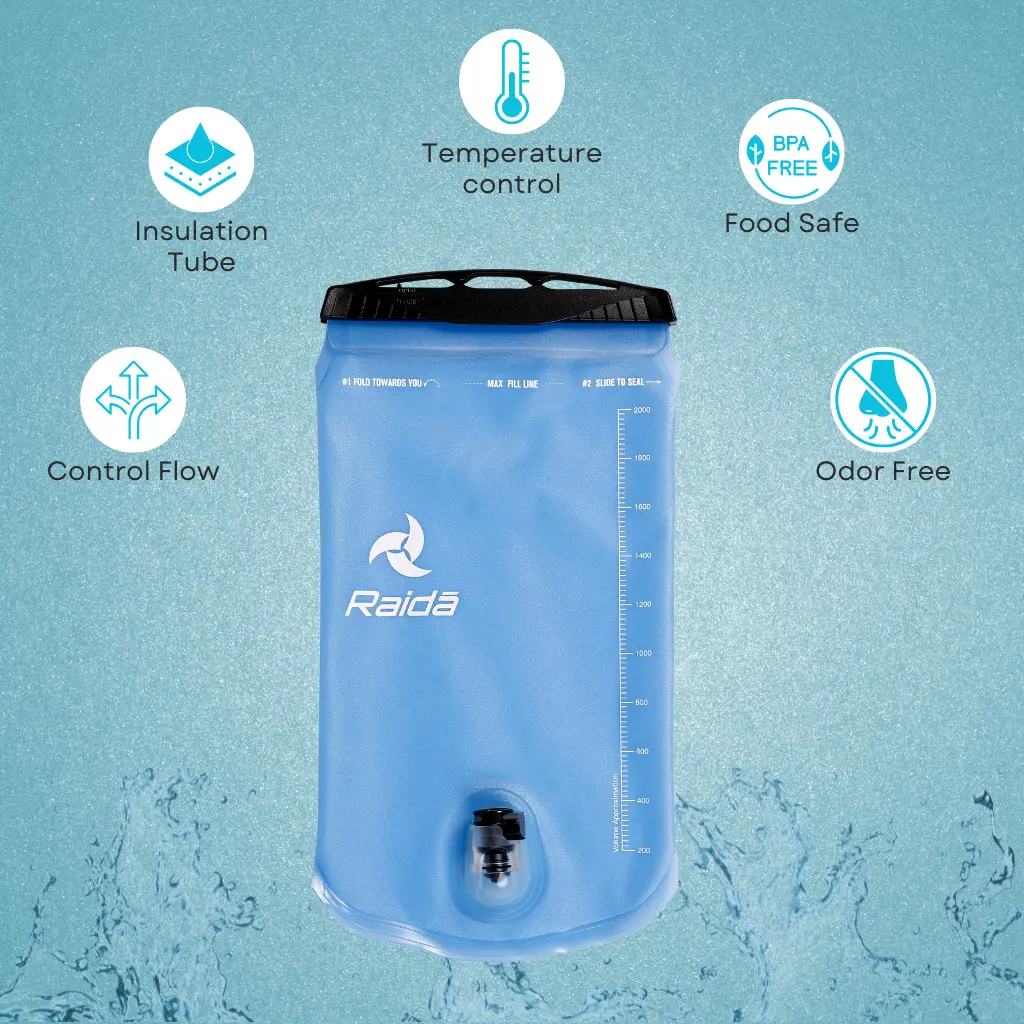 Raida Hydration Bladder with Insulation Cover - Image 2